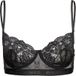 PINKO Regan Soutien-gorge Dentelle Jacquard Indémaillable Avec logo Noir Taille : XS