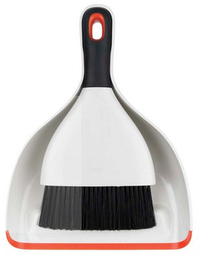 OXO Good Grips Dustpan & Brush Set - Rood, Wit, Zwart