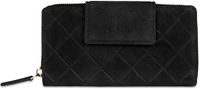bugatti Fabia Ladies Long Zip Wallet Black zwart