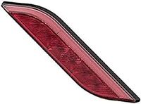 HELLA 2NE 013 343-051 Mistachterlamp - Shapeline Style Slim - LED - 24/12V - Gekleefd - Lenskleur: Rood - Stekker: AMP - 2-polig - Links achter