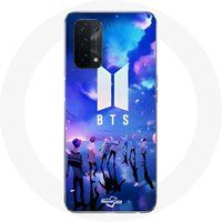 Maniacase Case voor Oppo A74 5G Bangtan Sonyeondan BTS Fanart Logo