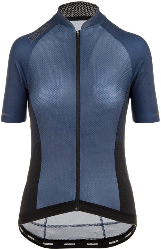 Bioracer Cold Black Light Sprinter Jersey Korte Mouwen Dames, navy