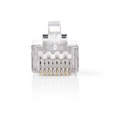 Nedis 10x Connecteurs RJ45 Transparent PVC Polybag