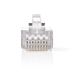 Nedis 10x Connecteurs RJ45 Transparent PVC Polybag