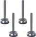 Parnells pied réglable en acier inoxydable M12x100 avec pied de 50 mm et semelle antivibratoire, capacité de charge 1600 kg – set de 4
