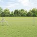 vidaXL Hexagon Fence 0.8 x 50 m Galvanized Steel Silver