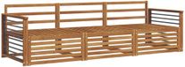 vidaXL - Ensemble de salon 3 pièces - Naturel - Bois d'acacia massif