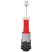 Wirquin Mécanisme de chasse d'eau WC chasse simple avec bouton poussoir à tirette Mx 10724084, gris
