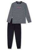 SCHIESSER Pyjama lang Gestreept Katoen Navy 140