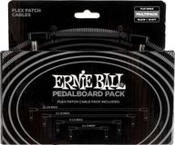 Ernie Ball EEB 6462 Flex patch cables Pedalboard pack, Zwart