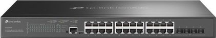 TP-Link Omada SG3428XMP Managed L2+ Gigabit Ethernet PoE+ Switch Zwart