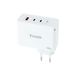 TooQ TQWC-GANQC2PD100W oplader voor mobiele apparatuur Universeel Wit AC Binnen