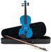 Gear4music Student Full Size Viool, Blauw