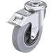 Blickle LER-VPP 125G-FI-SG Zwenkwiel met rem Wieldiameter: 125 mm Draagvermogen (max.): 100 kg 1 stuk(s)