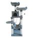 Dehner Favoriete Akiro Krabpaal, kattenboom robuust, klimboom voor katten, ca. 50 x 150 x 50 cm, MDF/sisal/polyester, grijs/beige