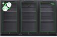 Husky C3H-ECO-865-BK-NL-HU - Flessen Koelkast - B Label - 350 Liter - Glazen Deuren