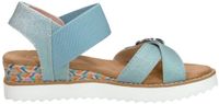 Skechers Miss Desert Kiss Hi Meiden Sandalen - Licht blauw - Maat 31