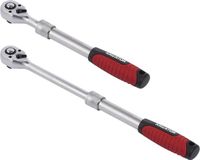 Kreator KRT503007 Ratelsleutel - 1/2" Uitschuifbaar - 72T