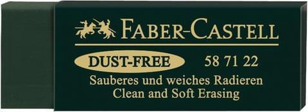 Faber-Castell gum stofvrij groen