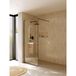 Riho Inloopdouche Define 400 Mat Gunmetal 90x200 cm Incl. Stabilisatiestang