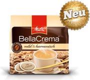 Melitta BellaCrema gemalen koffie in koffiepads, 10 x 16 pads, 100% Arabica, mild en harmonisch, milde roostergraad, sterkte 3