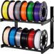 VEVOR Étagère de rangement pour filament Porte-bobine 2 couches Accessoires d'imprimante 3D 18 kg