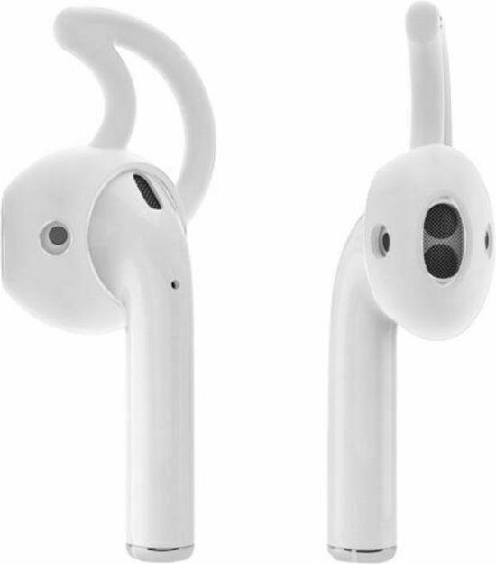 KELERINO. KELERINO - Anti-slip siliconen earhooks voor Apple Airpods 1 & 2 - Transparant