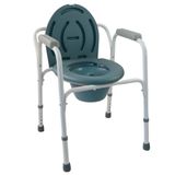 Mobiclinic®, Toiletstoel, Model Arroyo, Verstelbaar in 5 hoogtes, Met deksel en armleuningen