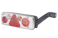HELLA 2VP 340 940-101 Achterlicht - EasyConn II Hybrid - Hybride - 24V - Opbouw/Geschroefd - Lenskleur: Transparent - Stekker: 7-pol (ECon) - rechts - Aantal: 1
