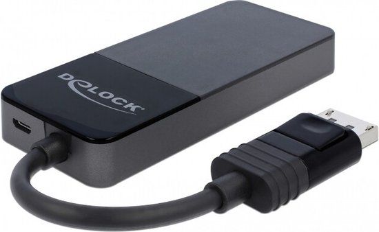Delock DisplayPort 1.4 Splitter - 1 in > 3 out - Black