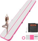 VEVOR Opblaasbare Gymnastiekmat 500x100x10 cm Roze