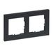 Legrand 765482 Seano+ 2-voudig frame, halogeenvrij thermoplast, antraciet