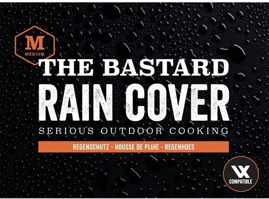 The Bastard Regenhoes - Medium - Zwart - 100% Polyester