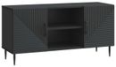 Meuble TV Noir 102 x 34,5 x 50 cm Bois traité