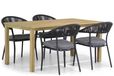 Santika Furniture Santika Vivian/Weston 160 cm dining tuinset 5-delig