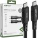 Acefast - USB-C naar USB-C kabel - 2m - 100W - Zwart