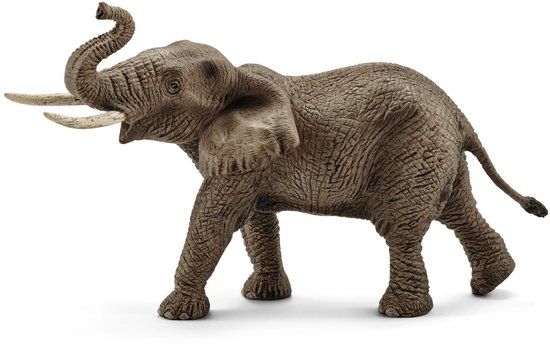 Schleich Wild Life Afrikaanse olifant mannetje speelfiguur