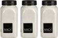 Mica Decorations decoratie zand - 3x - 650ml - wit
