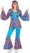 Widmann Disco Bubbels Jaren 70 Style Vrouwen Kostuum Blauw XS