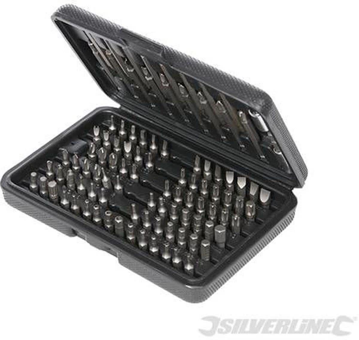 Silverline 98-delige veiligheid bit set