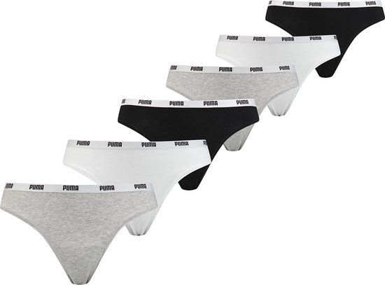 Puma String - Set van 6 - Grijs/Wit/Zwart