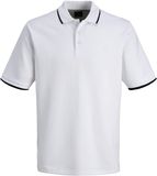 JACK&JONES JPRBLAETHAN DETAIL SS POLO JNR Jongens Polo's Maat 152 Wit