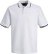JACK&JONES JPRBLAETHAN DETAIL SS POLO JNR Jongens Polo's Maat 152 Wit