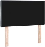 vidaXL Hoofdbord Donkergrijs Fluweel 80 cm
