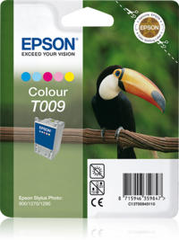 Epson Toucan inktpatroon kleur T009 single pack / cyaan, geel, magenta, Lichtmagenta, Lichtyaan