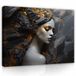 WALLARENA - Tableau sur toile - 60x40 cm - femme marbre abstrait