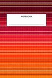 Garnet Sunset Notebook: African Kikoi-Inspired Lined Journal - 6x9 Inches, 120 Pages for Journaling, Notes & Gratitude