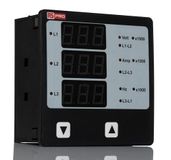 RS PRO Led-inbouwmeter voor stroom, frequentie, bedrijfsuren, toerental, bedrijfsuren, spanning H 92 mm B 92 mm