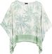 s.Oliver Blouse Saliegroen Gebloemd Korte Mouw Viscose S