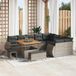 Maison Exclusive - Ensemble de jardin 12 pièces, salon en polyrotin gris